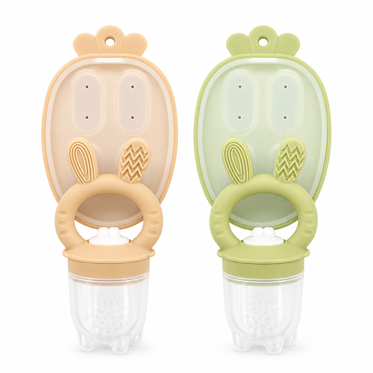 Bunny Snack & Freeze Feeder Set
